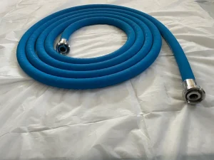 Scomera Rubber Cord Food Grade Suction Discharge Hose with Safety Clamps and Quick Coupling
