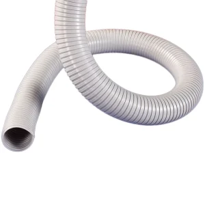 Screw Adjustable PVC Interlock Air Duct Fume Exhaust Hose Interlocked Flexible Plastic Tube