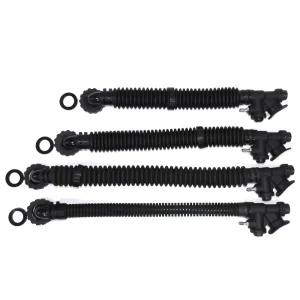 Scuba BCD Inflator Hose Airway Corrugated Inflation Deflation Hose Assembly for Backmount Sidemount Diving