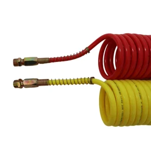 Semi Trailer Air Brake Spiral Screw Coiled Tube Pipe Hose Flexible Nylon PA12 Heavy Duty Truck Trailer Air Hose Unit