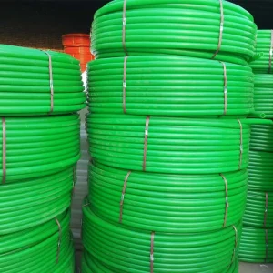 Several PN16 Black Plastic Water Hose Coil Flexible HDPE Irrigation Hose