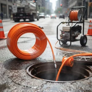 Sewer Cleaning Hose 3000psi 4000psi Abrasion Resistant Flexible for Sewer Line Cleaning and Maintenance