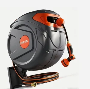 Shipped From USA 1/2 30M Automatic Retractable Garden Hose Pipe Reel Metal Reel Garden Hose Industrial Water Hose Reels