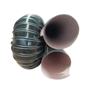Silicone Hot Air Duct Hose With Glass Fiber Cord Reinforced Corrugated Flexible Conduit Spiral Ventilation Ducting Air Hose