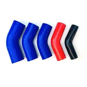 Silicone Radiator Hose Elbow 45 90 135 Degree Fabric Reinforced Custom Color Logo Car Truck Cooling Turbo Intercooler
