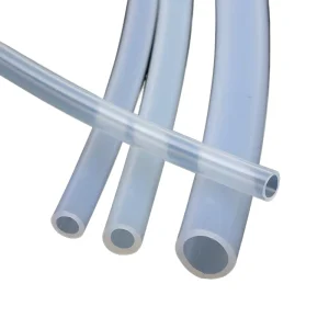 Silicone Rubber Tube & Hoses 10mm Outer Diameter Customizable Length & Wall Thickness Cutting Service Food & Industrial Use
