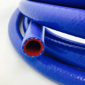 Silicone Vacuum Tubing Reinforced Braided Rubber Hose Car Air Water Pipe Heat Resistant High Pressure Hose Silicone Braided Hose