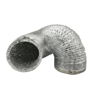 Single/Double Layer Aluminum Foil Flexible Hose Air Duct -30C +150C Temperature Range ISO9001 Certified