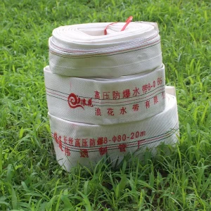 Single Jacket Polyester Rubber PVC Fire Fighting Hose Accessory