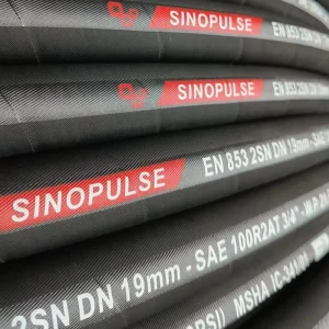 Sinopulse Brand High Pressure SAE100 R2AT EN 853 2SN DN 1/4″ 3/8″ 1/2″ 3/4″ Steam Oil Compressor Hydraulic Hoses Pipe