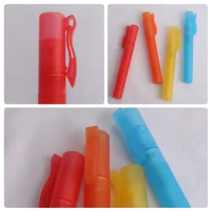 Slim 10ml Portable Pen Tube Spray Bottle Mini Refillable Perfume Atomizer Pocket Size Leak proof Travel Mist Sprayer