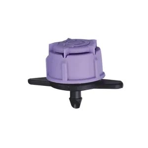 Small 16PE Plastic Coated Surface Equal & Reducing Shape Adjustable Dripper for Garden Irrigation System