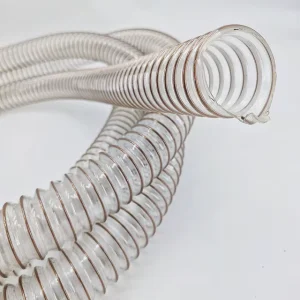 Small Size TPU Vacuum Flexible Air Duct Hose Direct Factory Shipping for Woodworking Dust Collection Plastic Tube