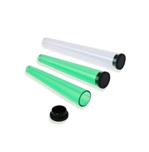 Smoking Accessories Waterproof 110mm Conical Tubes Custom Plastic Acrylic Conical Tubes Plastic Packaging Pre Tubes