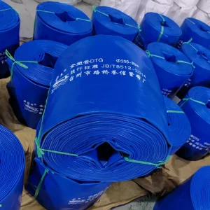 Smoothly Inner and High Flexible Used Construction Industry Mining Agriculture Marine PVC Lay Flat Hose
