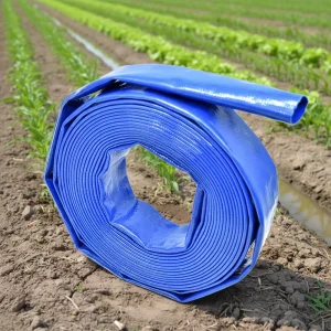 Soft PVC Durable Flexible Lay Flat Discharge Hose for Irrigation & Industrial Use