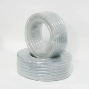 Soft PVC Flexible Clear Tubing Fiber Braided Reinforced Hose for Irrigation 30bar 3 5plys