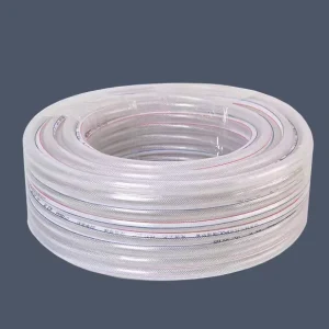 Soft PVC Transparent Nylon Braided Hose Fiber Reinforced PVC Water Garden Hose