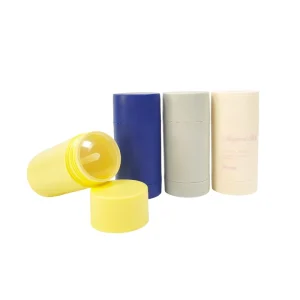 Solid PP Plastic Twist up Deodorant Stick Container Empty Screw Cap Antiperspirant Stick Tube Custom Logo Printing