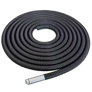 Somhyin Kunshen Flexible Electrical Conduit Plastic Coated Metal Hose PVC Corrugated Pipe Cable Protection Tubing 1/2