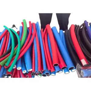 Source Factory Direct High Pressure Three-Lined Rubber Hose in Black with Custom Colors for Water Applications