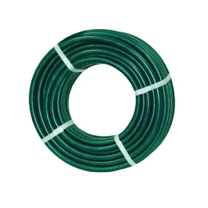 Space Saving Fabric Flat Garden Hose Portable Easy Storage Garden Watering Hose with Adapters Length Yard Irrigation Flat Hose
