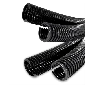 Split Corrugated Loom Tubing Conduits Fittings Corrugated Flexible Black Hose Pipe 20mm Conduit Pipes