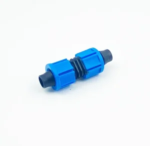 Sprrain Plastic Drip Pipe and Irrigation Valve Accessories for Agricultural Drip Irrigation System Lock Fittings