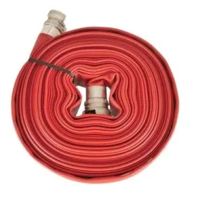 Stable Uniform Water Jet Output Two Ply Lay Flat PVC Fire Hose for Long Distance Water Delivery