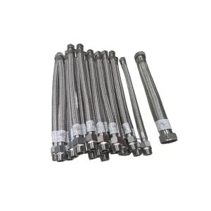 Stainless Steel 304/316 Braided Flexible Metal Corrugated Tube Polished and Resistant to Chemical Corrosion High/low Pressure