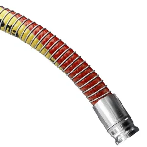 Stainless Steel Banded Composite Hose PTFE Lined Corrosion Resistant -30C to 130C Wall Thickness 5-10