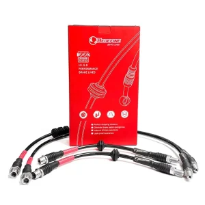 Stainless Steel Braided Auto Brake Hoses for BMW Series Reinforced Oil and Fuel Hoses