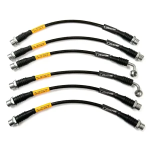 Stainless Steel Braided Brake Lines Reinforced Oil Hoses for Toyota Prado Fj Cruiser Lexus GX Auto Brake Hoses