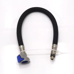 Stainless Steel Braided Flexible Faucet Tube Hose Connector EPDM Inner for Bathroom Water