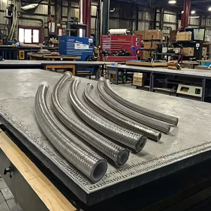 Stainless Steel Braided PTFE Hose Expandable Fuel System Liquid Nitrogen Hose with Cutting Service ISO 9001 Certified