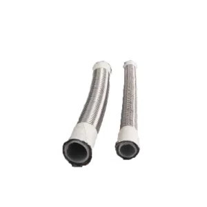 Stainless Steel Braided PTFE Pipe High Temperature Resistant Oil Pipe Water Pipe High Pressure Metal Steam Hose