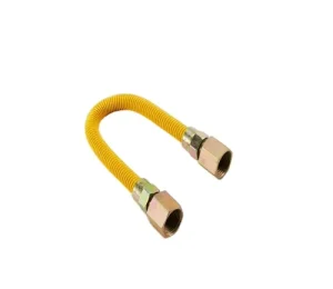 Stainless Steel Corrugated Yellow Coated Flexible Natural Gas Hose