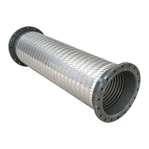 Stainless Steel Flange Metal Corrugated Tube Woven Metal Hose Expansion Joint