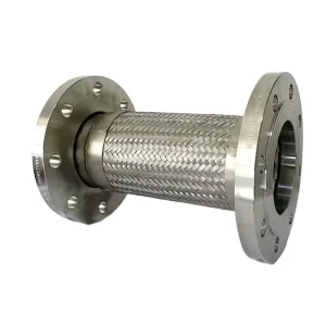 Stainless Steel Flange Type Flexible Connection High Temperature and High Pressure Resistant Steel Wire Braided Metal Hose
