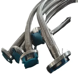 Stainless Steel Flanged Thickened Expansion Joint with 304 Metal Bellows PTFE Expansion Bellow Hose Low Pressure 1 Piece