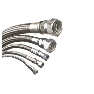 Stainless Steel Flexible Corrugated Hose with Female Thread for Plumbing Systems