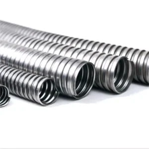 Stainless Steel Flexible Corrugated Pipe Hose for Electrical Wire Protection Model JWT-JS