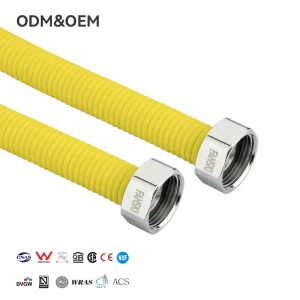 Stainless Steel Flexible Gas Hose for Kitchen Bathroom Water Heater Durable Easy Installation Plumbing Hose