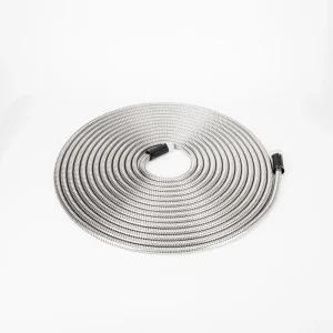 Stainless Steel Garden Hose Metal Water Hose 1/10/50 FT Length Customizable OEM