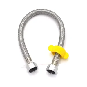 Stainless Steel Hose Flexible for FF1/2 Bathroom Tube Water Hose