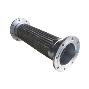 Stainless Steel Steel Wire Braided Large Diameter Flange Type Metal Hose for Water Oil Steam Applications
