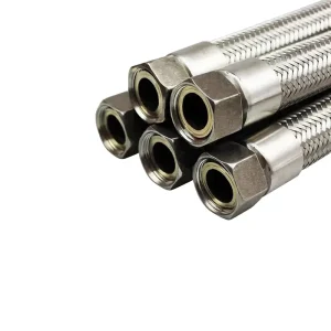 Stainless Steel Threaded Industrial Corrugated Flexible Metal Hose Customizable Length Diameter Cutting Available