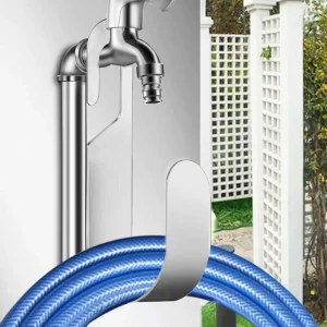 Stainless Steel Wall Mounted Heavy Duty Portable Garden Hose Bracket Hook with Eco friendly Powder Coating Garden Hose Reel Hook