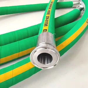 Standard Chemical Resistance Rubber Suction and Discharge Hose Assembly with Custom Cutting Service