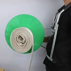 Steel Durable Garden Hose Reel with Hand Crank Holder Portable Rollers Easily Release Hose
